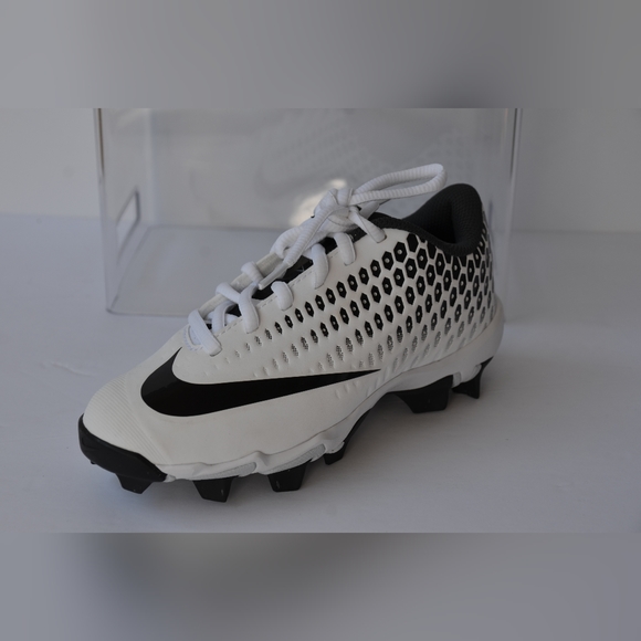 Nike Vapor Ultrafly II Keystone White Black AQ8151-100 Baseball Cleats Youth 2Y - Picture 5 of 6